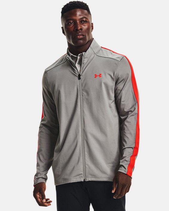 Men's UA Storm Midlayer Full-Zip Golf Jacket, Gray, pdpMainDesktop image number 0